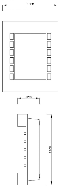 Уличный настенный светильник Wall I 948109