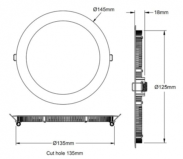 Встраиваемый светильник LED Panel 8 565102