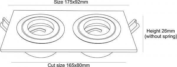 Встраиваемый светильник Built-in 111821