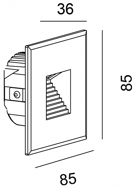 Подсветка для ступеней Light Base COB Indoor 563000