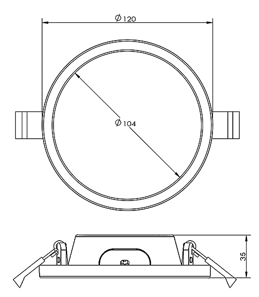 Встраиваемый светильник Alya 565320