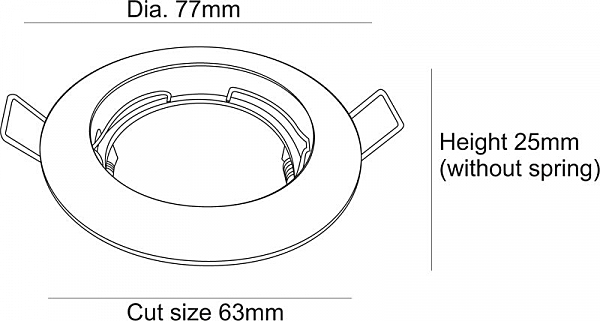 Встраиваемый светильник Built-in 120017