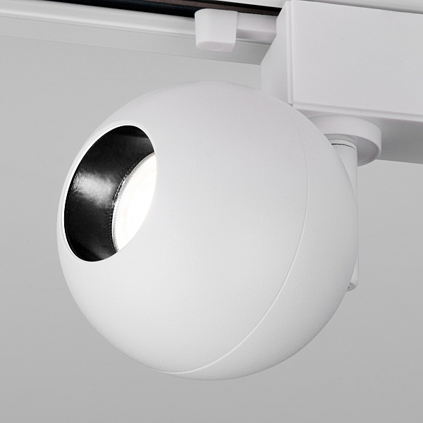 Трековый светильник Ball Ball Белый 8W 4200K (LTB76) однофазный