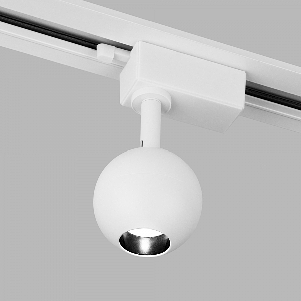Трековый светильник Ball Ball Белый 8W 4200K (LTB76) однофазный
