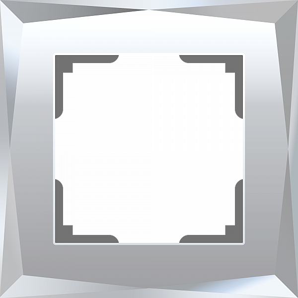 Рамка Werkel W0011220/ Рамка на 1 пост Diamant (зеркальный)