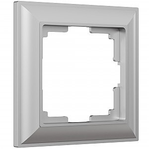 Рамка Werkel W0012206/ Рамка на 1 пост Fiore (серебряный)