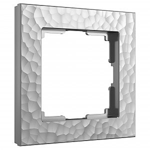 Рамка Werkel W0012406/ Рамка на 1 пост Hammer (серебряный)