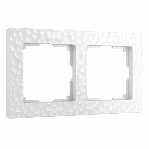Рамка Werkel W0022401/ Рамка на 2 поста Hammer (белый)
