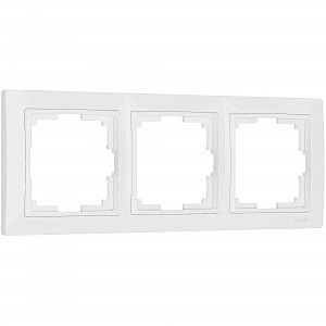 Рамка Werkel W0032001/ Рамка на 3 поста Snabb basic (белый)