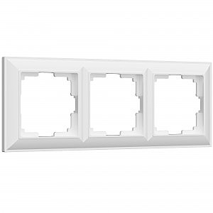 Рамка Werkel W0032201/ Рамка на 3 поста Fiore (белый)