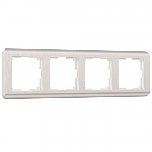 Рамка Werkel W0042113/ Рамка на 4 поста Stream (перламутровый)