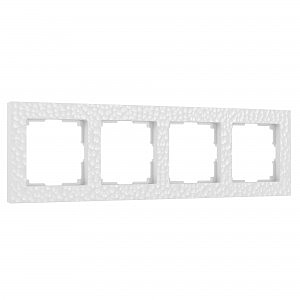 Рамка Werkel W0042401/ Рамка на 4 поста Hammer (белый)