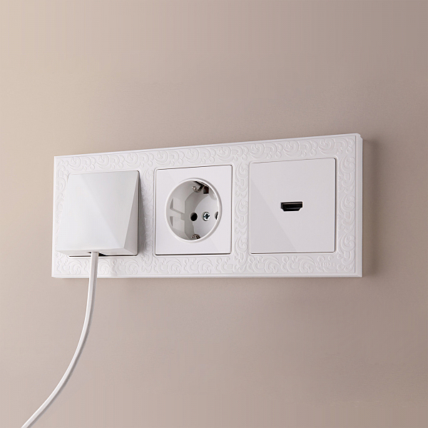 Аксессуар Werkel W1150201/ Вывод кабеля (белый)