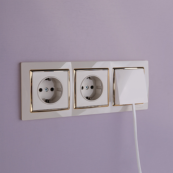 Аксессуар Werkel W1150203/ Вывод кабеля (слоновая кость)