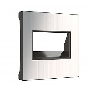 Накладка на механизм Werkel W1191102/ Накладка для двойной розетки Еthernet RJ-45 (глянцевый никель)