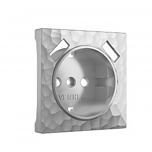 Накладка на механизм Werkel W1279506/ Накладка для розетки USB (hammer серебряный)
