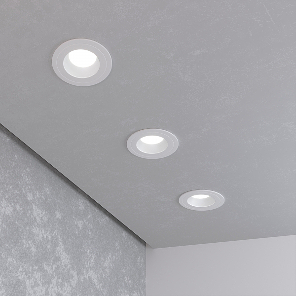 Встраиваемый светильник 122 MR16 122 MR16 серебро/белый