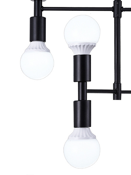 Люстра на штанге Loft Lux LOFT LUX 75129/12C BLACK
