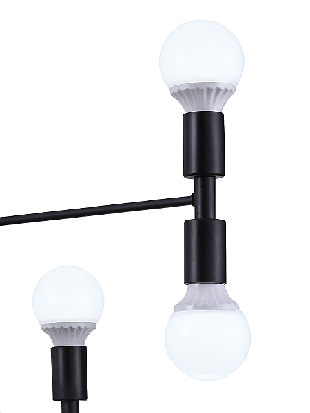 Люстра на штанге Loft Lux LOFT LUX 75129/8C BLACK