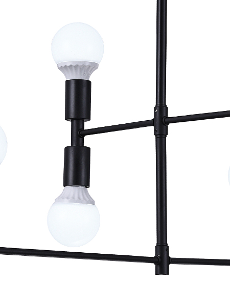 Люстра на штанге Loft Lux LOFT LUX 75129/8C BLACK