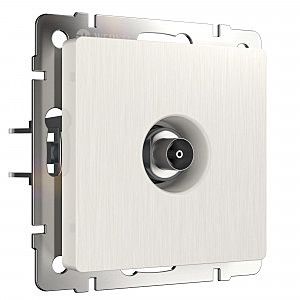Розетка W1183013/ ТВ-розетка оконечная (перламутровый рифленый)