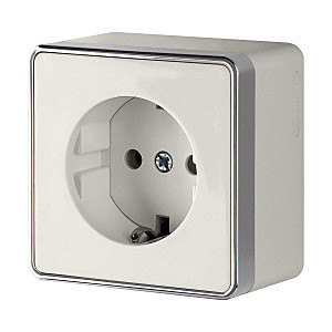 Розетка W5071003/ Розетка с заземлением Gallant (слоновая кость)