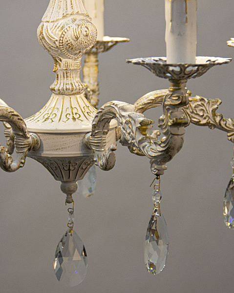 Подвесная люстра Abrasax L.8401-5CREAM/G