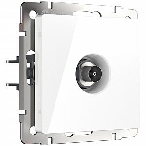 Розетка W1183001/ ТВ-розетка оконечная (белый)