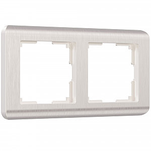 Рамка W0022113/ Рамка на 2 поста Stream (перламутровый)