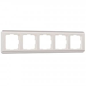 Рамка W0052113/ Рамка на 5 постов Stream (перламутровый)