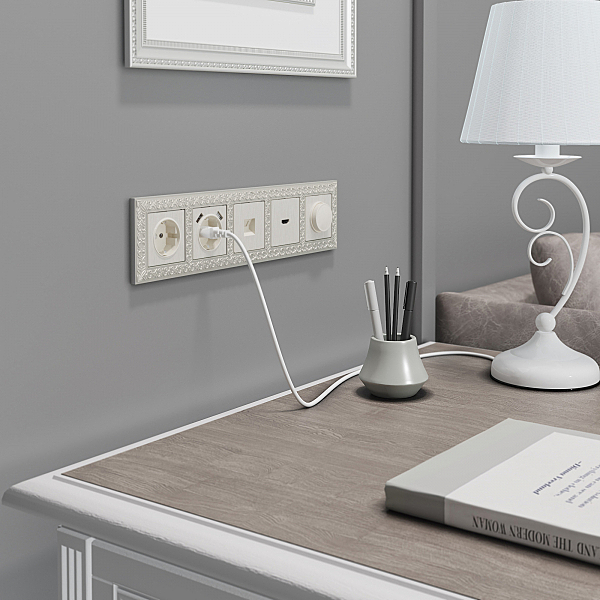 Диммер W1142013/ Диммер (перламутровый рифленый)