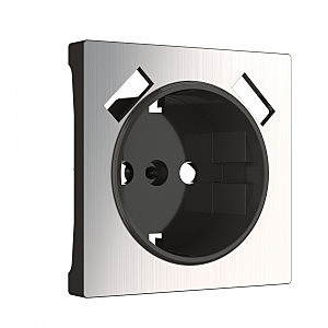 Накладка на механизм W1179502/ Накладка для розетки USB (глянцевый никель)