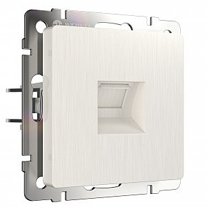 Розетка W1181013/ Розетка Ethernet RJ-45 (перламутровый рифленый)