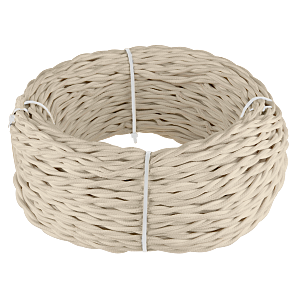 Ретро кабель Ретро кабель песочный W6452546/ Ретро кабель витой 2х1,5 (песочный)