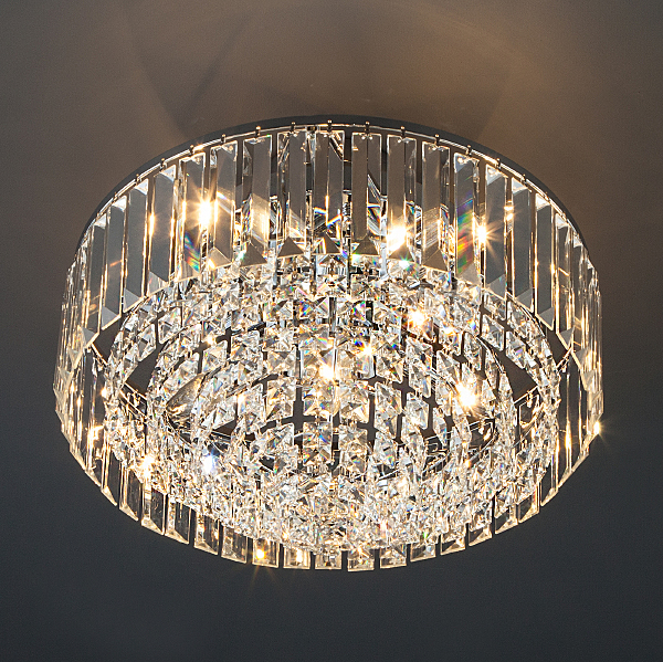 Подвесная люстра Torreta 10121/5 хром/прозрачный хрусталь Strotskis Smart (10105/5)