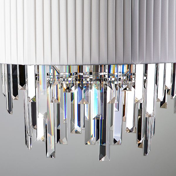 Подвесная люстра Amantea 10122/6 хром/прозрачный хрусталь Strotskis Smart (10106/6)