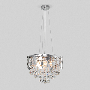 Подвесная люстра Lianna 10123/6 хром/прозрачный хрусталь Strotskis Smart (10114/6)
