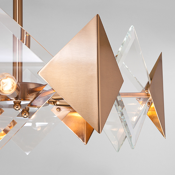 Потолочная люстра Origami 60121/6 латунь Smart
