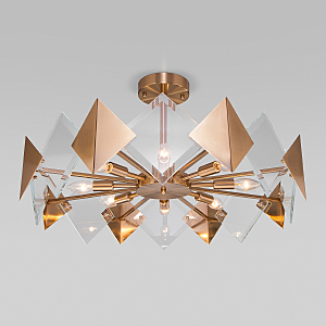 Потолочная люстра Origami 60121/8 латунь Smart