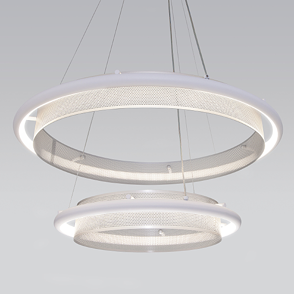 Подвесная люстра Imperio 90241/2 белый/ серебро Smart