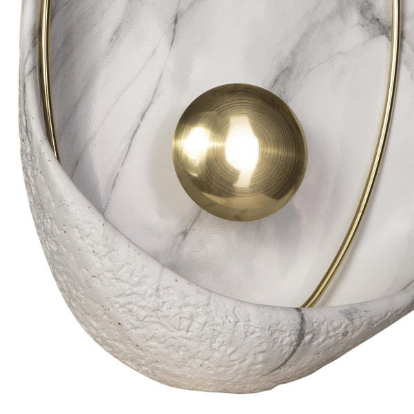 Настенное бра Clam 10043 White