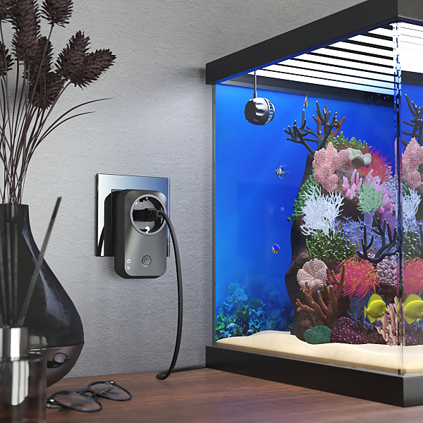 Розетка 76100/00 Умная розетка Черный матовый