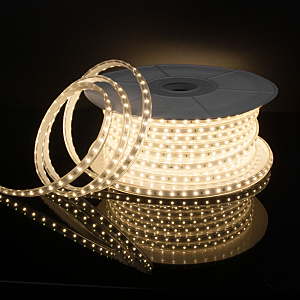 LED лента LS015 220V Лента светодиодная 220V 14,4W 120Led 2835 IP65 4200 дневной белый, 50 м (LS015 220V) a053639