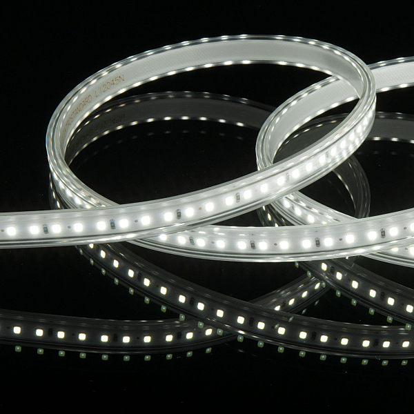 LED лента LS015 220V Лента светодиодная 220V 14,4W 120Led 2835 IP65 6500 холодный белый, 50 м (LS015 220V) a053640