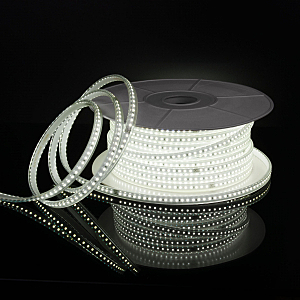LED лента LS015 220V Лента светодиодная 220V 14,4W 120Led 2835 IP65 6500 холодный белый, 50 м (LS015 220V) a053640