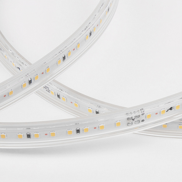 LED лента LS014 220V Лента светодиодная 220V 8W 60Led 2835 IP65 4200 дневной белый, 50 м (LS014 220V) a053637