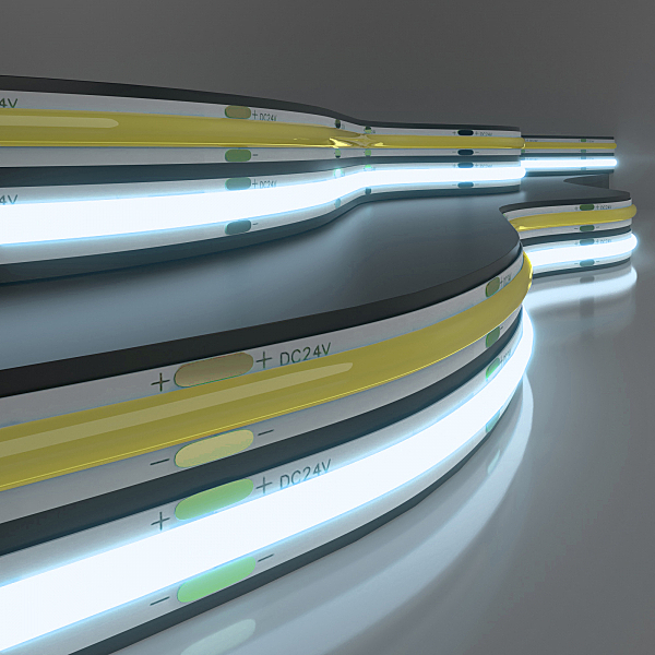 LED лента 24V 352Led 11W IP20 Лента светодиодная 352Led 11W IP20 6500K холодный белый (COB 24V 352Led 11W IP20) a053668