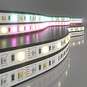 LED лента Лента светодиодная 60Led 14,4W IP20 RGB 3300K теплый белый (5050+5050 24V 60Led 14,4W IP20 RGBW)