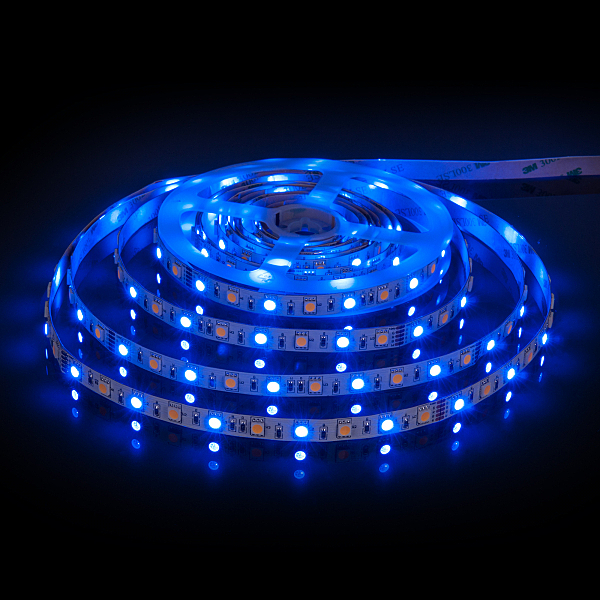 LED лента Лента светодиодная 60Led 14,4W IP20 RGB 3300K теплый белый (5050+5050 24V 60Led 14,4W IP20 RGBW)