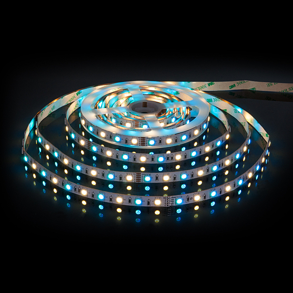 LED лента Лента светодиодная 60Led 14,4W IP20 RGB 4200K дневной белый (5050+5050 24V 60Led 14,4W IP20 RGBW)